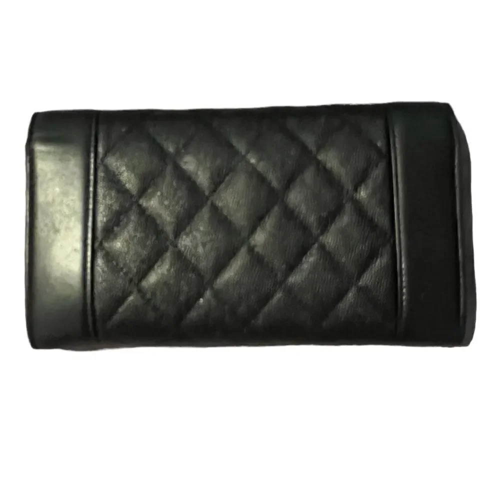 Chanel gusset flap wallet